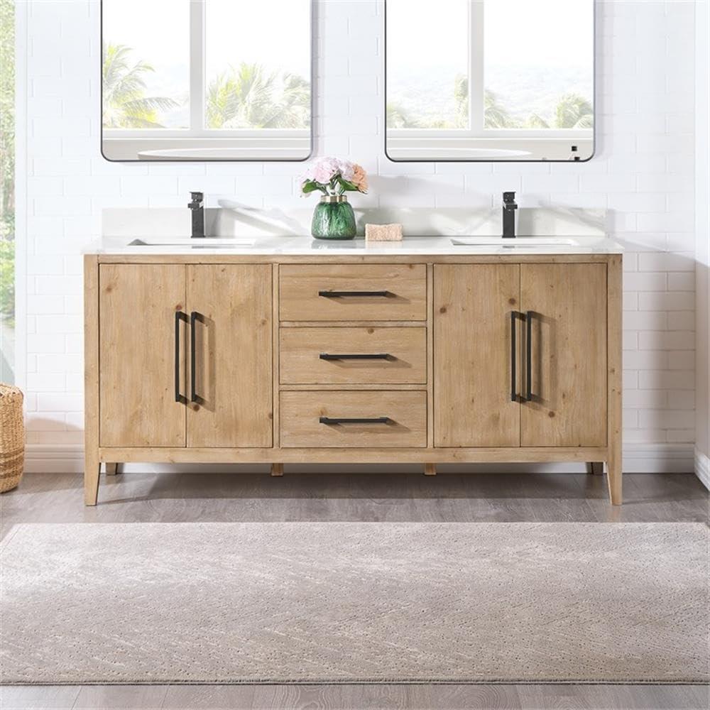 Laurel 71.2" Double Bathroom Vanity Base Only