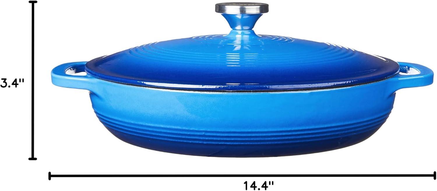 Lodge 3.6 Quart Enameled Cast Iron Casserole
