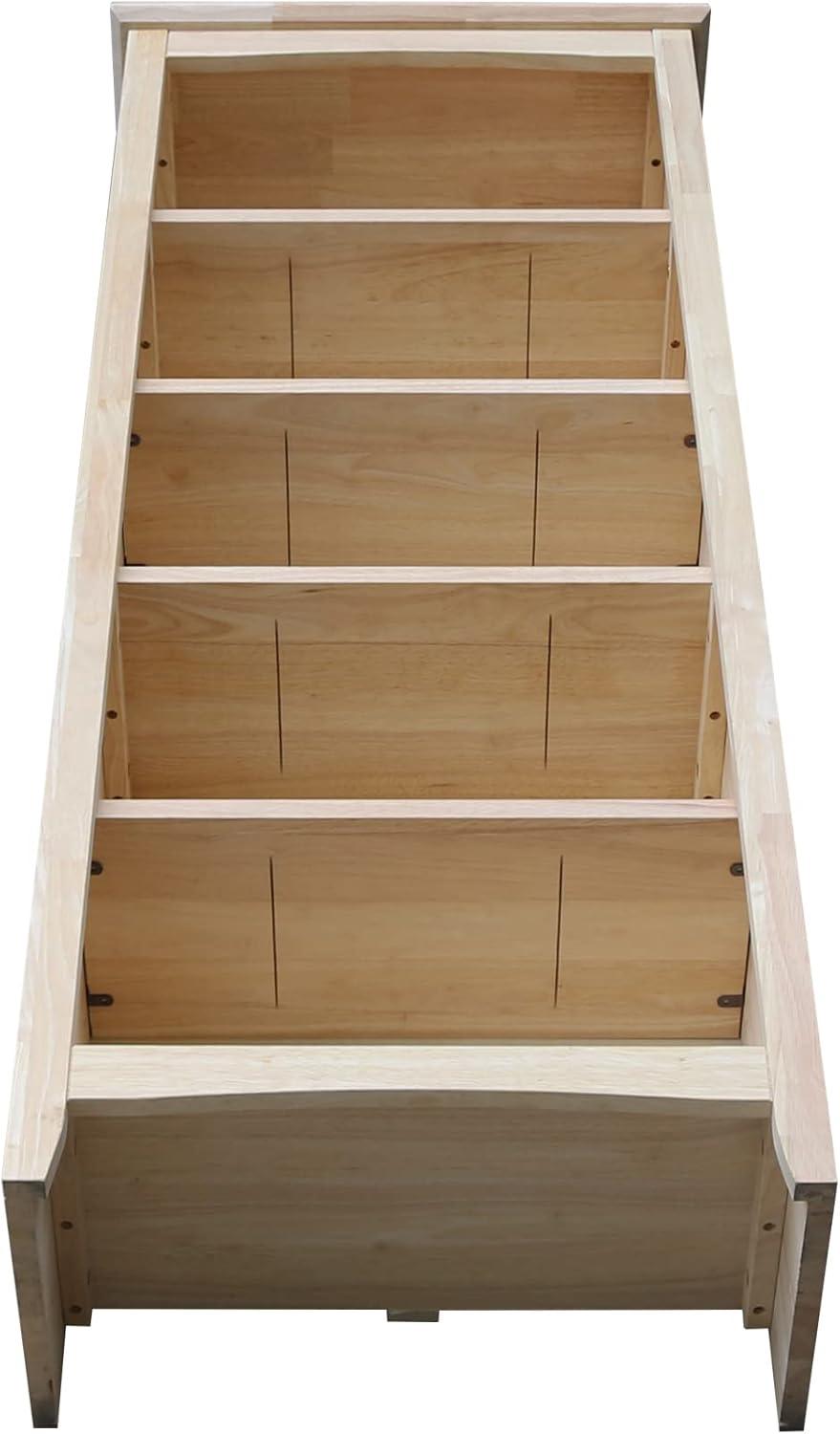 60&#34;x24&#34; Shaker Bookcase Unfinished - International Concepts