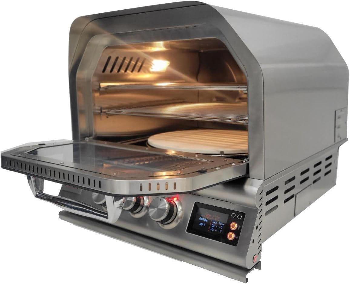 Blaze Grills Stainless Steel Built-In Natural Gas Pizza Oven
