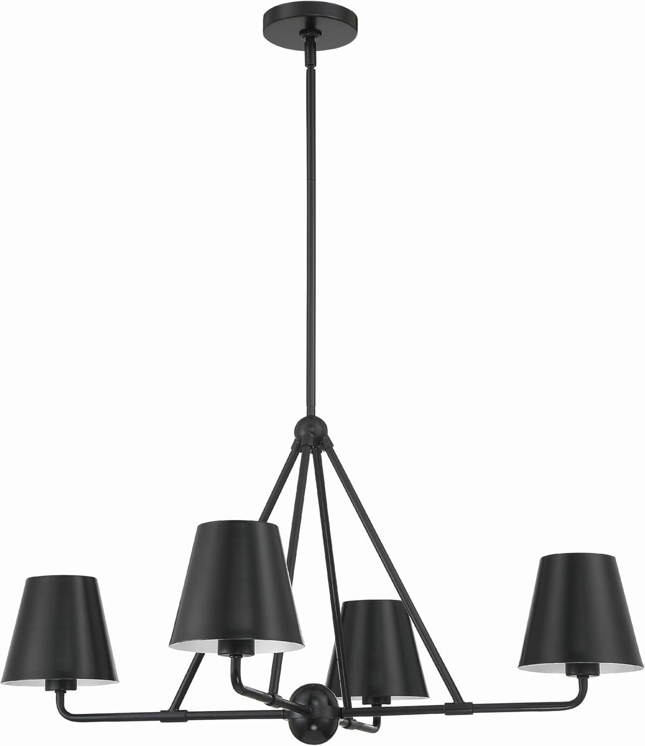 Crystorama Lighting - Xavier - 4 Light Chandelier In Traditional Style-17 Inches