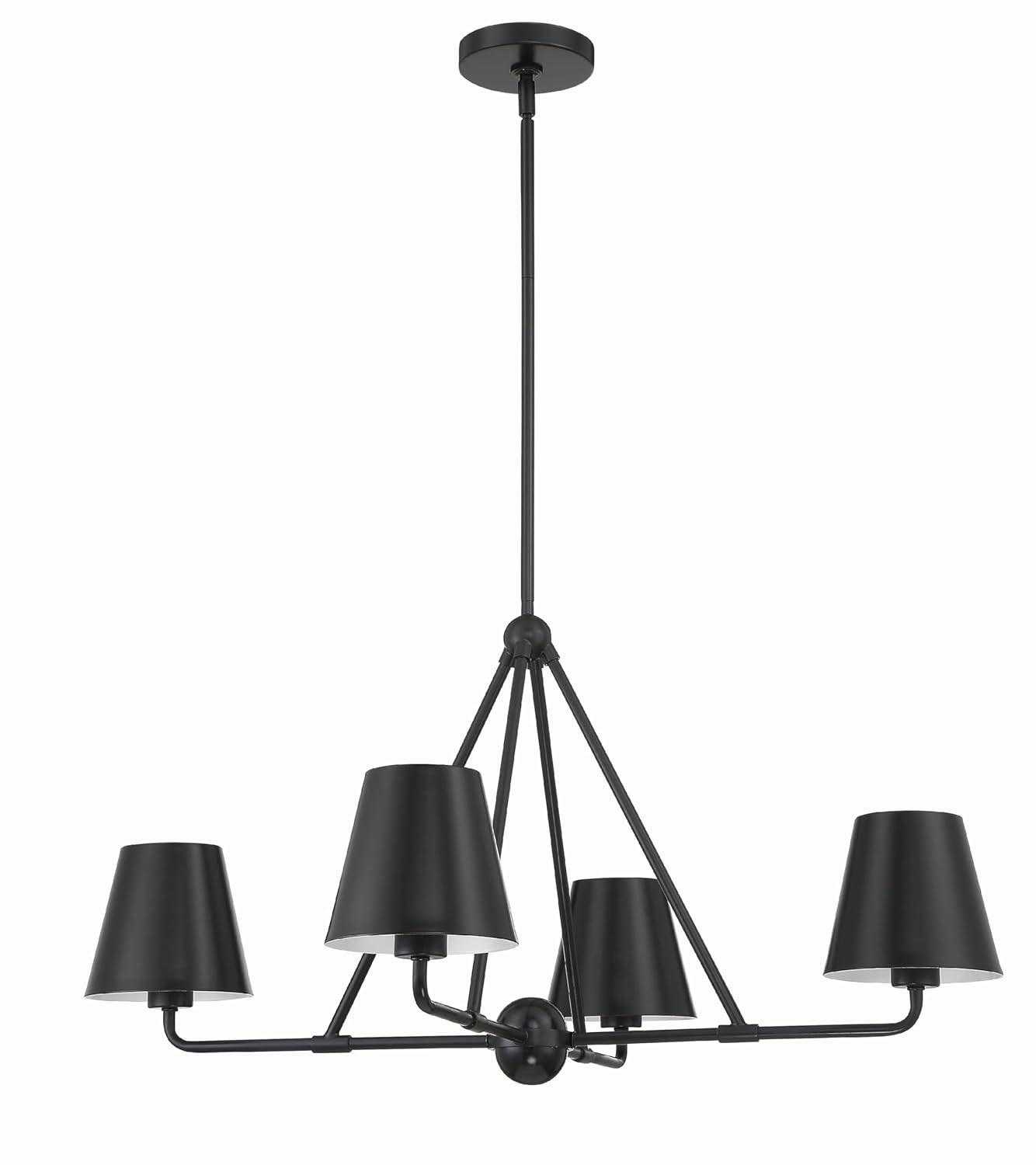 Crystorama Lighting - Xavier - 4 Light Chandelier In Traditional Style-17 Inches