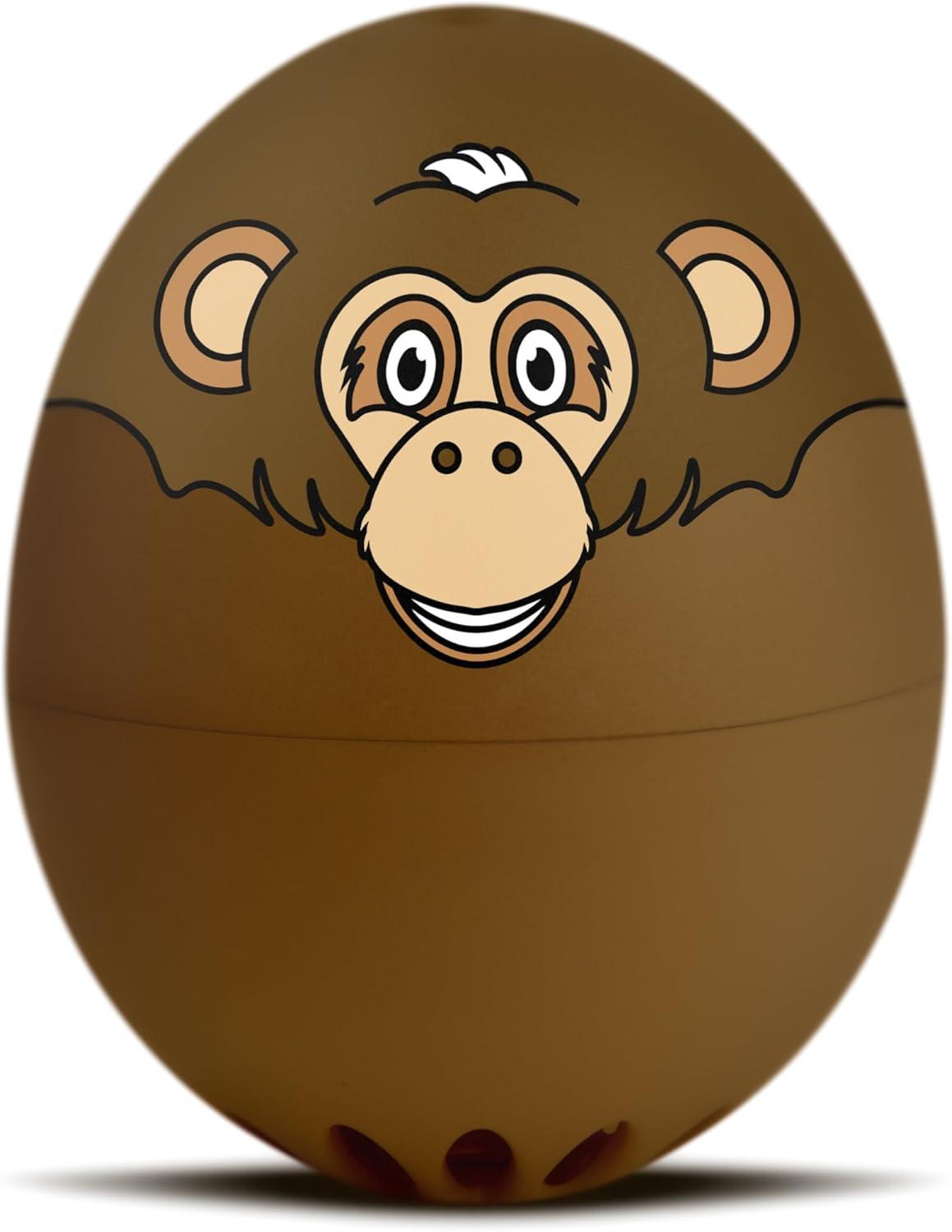 Monkey BeepEgg Musical Brown Plastic Egg Timer