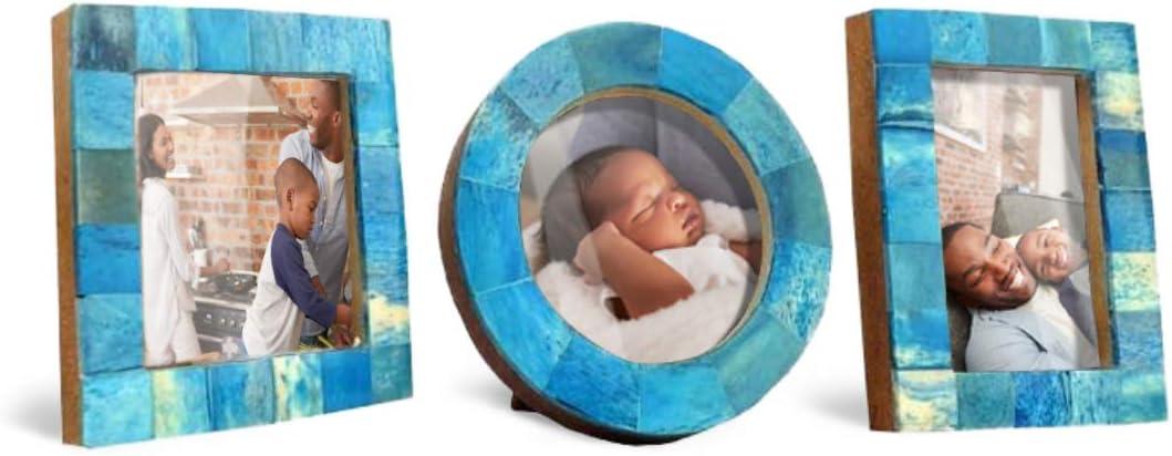 Handicrafts Home Baby Picture Frame for Newborn Girls and Boys Shower Frames Set of 3 Grey