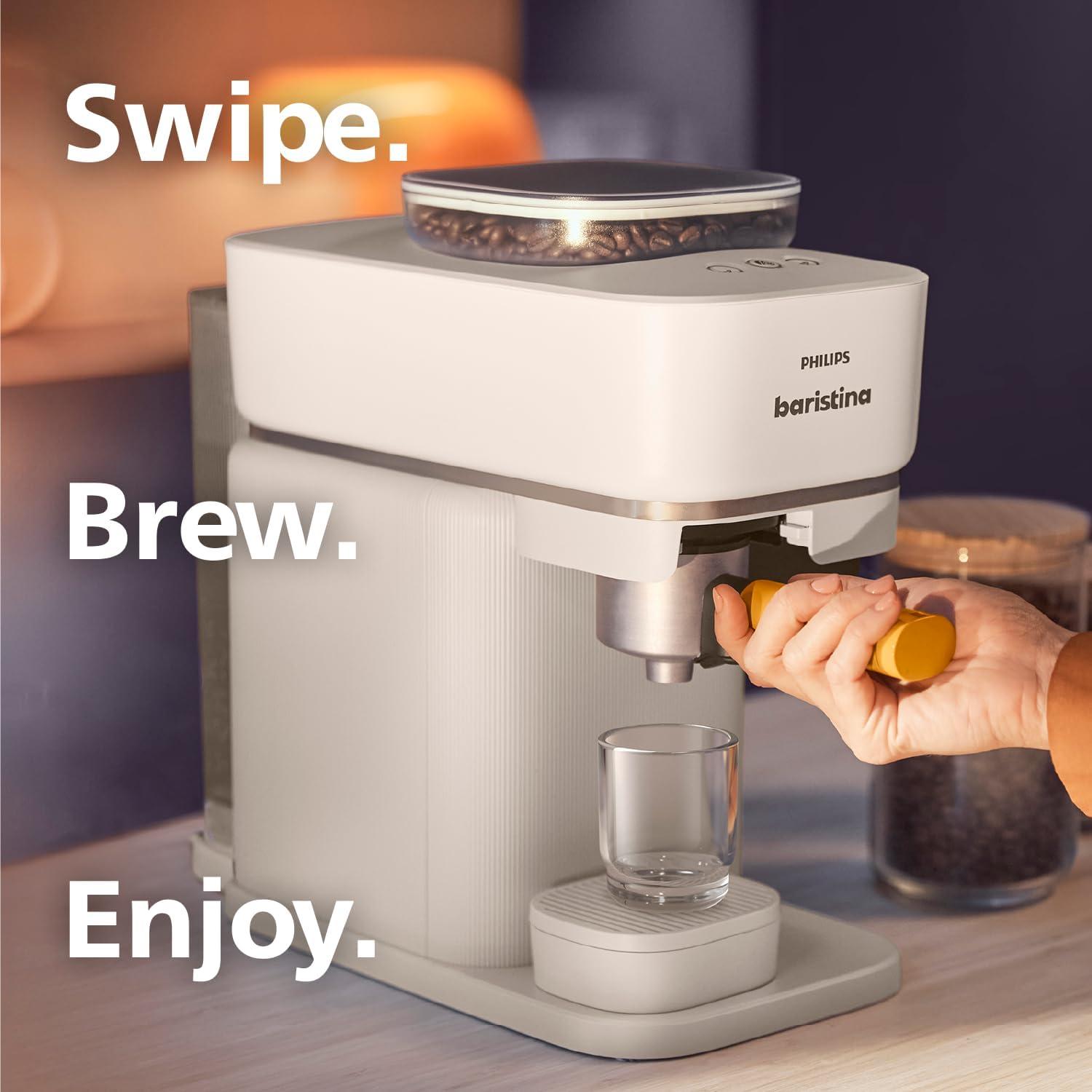 Philips Baristina Milky White Espresso Machine