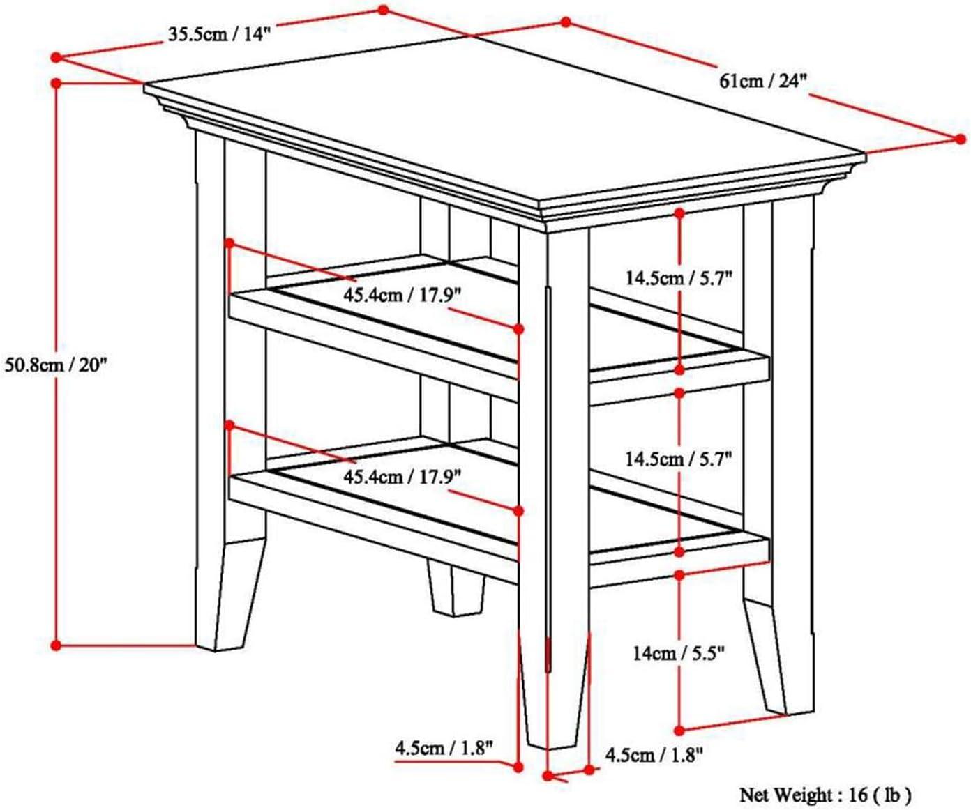 Acadian Solid Wood End Table