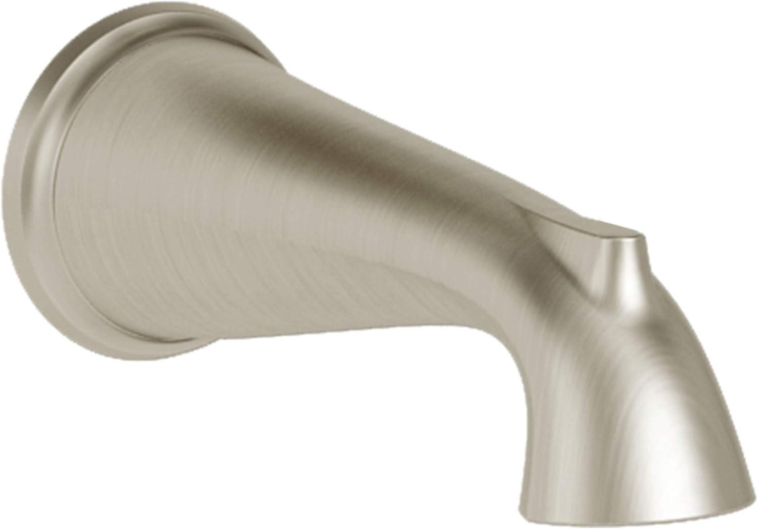 American Standard 8888106.295 Delancey Non-Diverter 1/2 IPS Tub Spout, Brushed Nickel