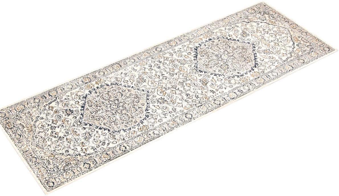 Loloi Teagan Natural / Lt. Grey 2'-8" x 13' Runner Rug