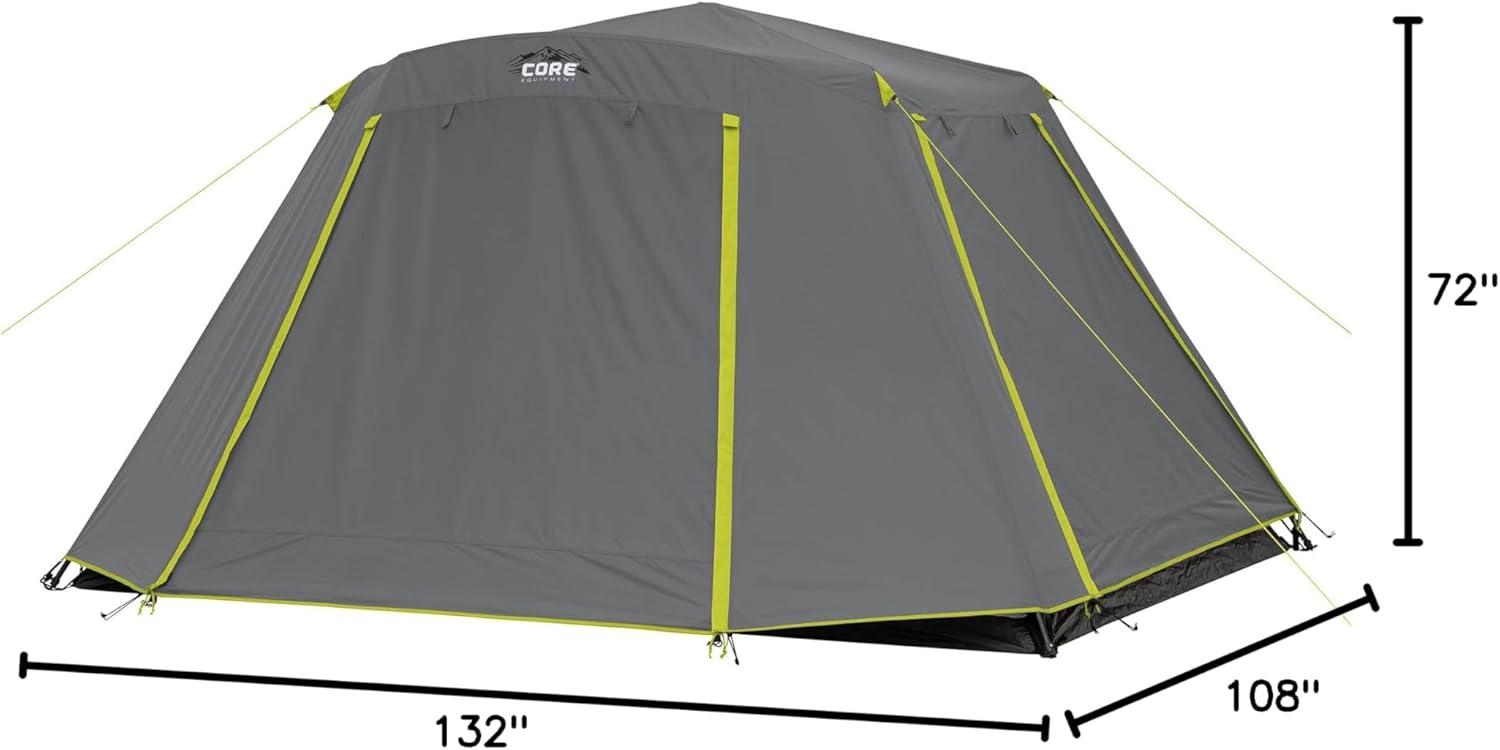 CORE Equipment 6 Person Instant Cabin Tent w/ Full Fly