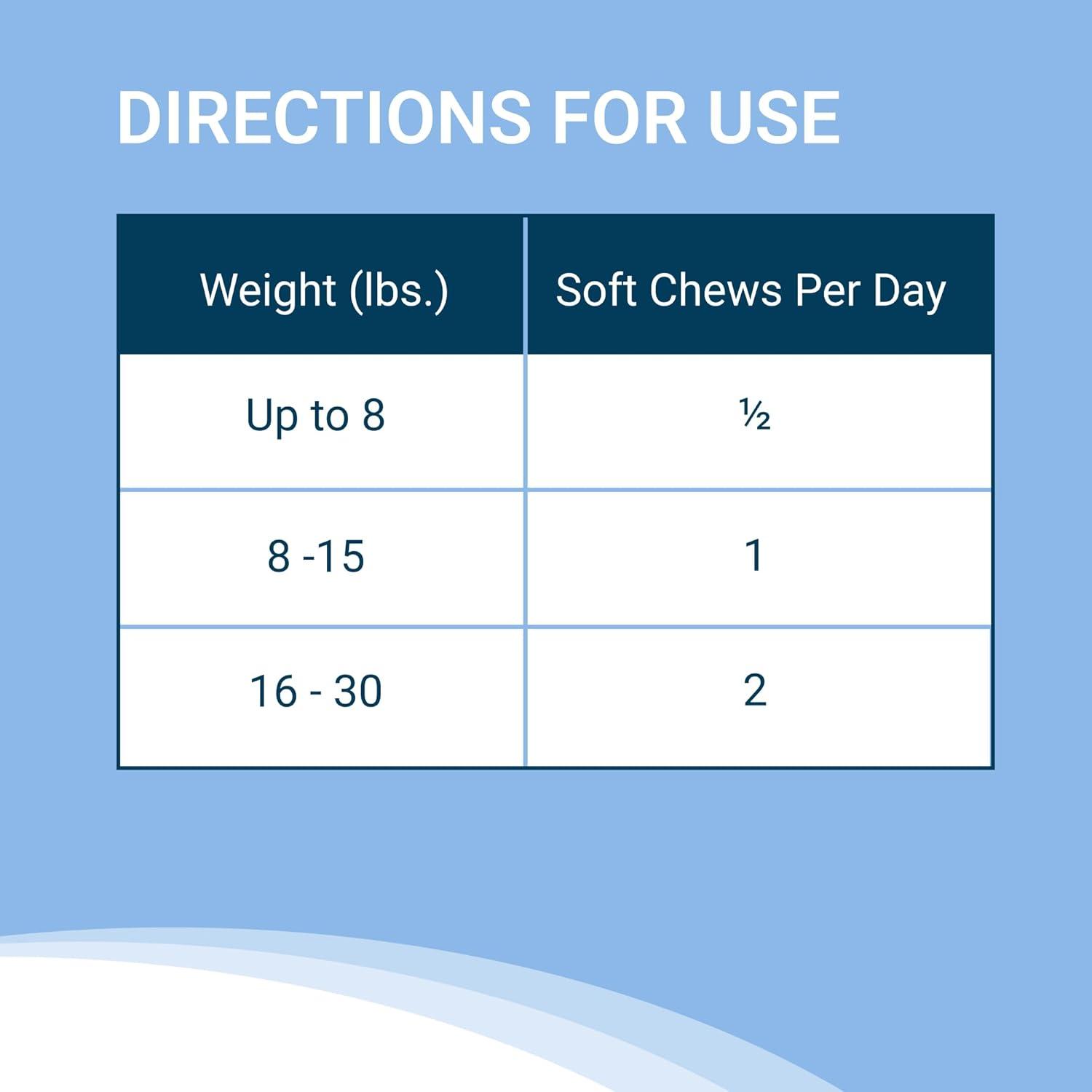 Solliquin Soft Chews Calming for Small & Medium Dogs & Cats 75ct