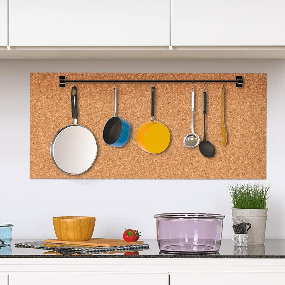 Self-Adhesive Cork Board Roll, 1/8" Thick Cork Boards for Walls, 20"x16" Cork Board Roll for Office, Home, School(3mm,40 * 50cm)