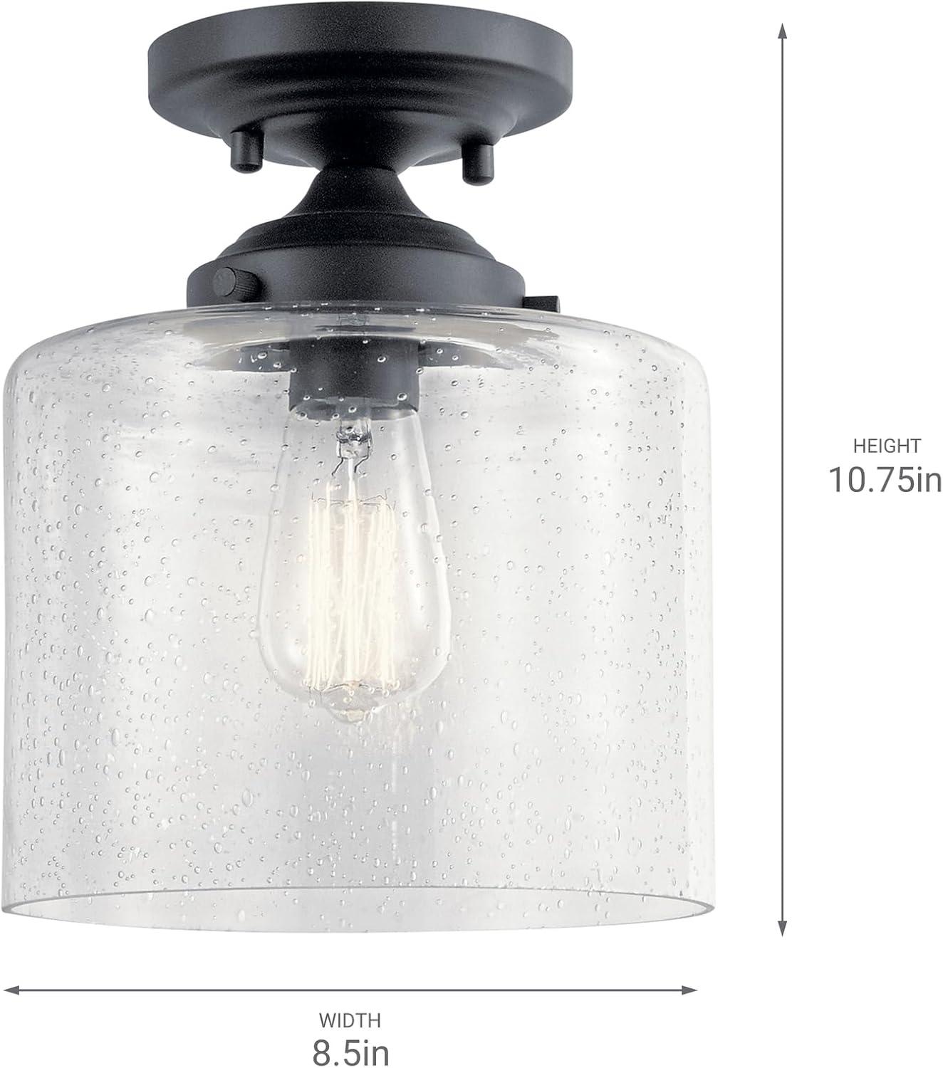 Winslow Glass Semi Flush Mount