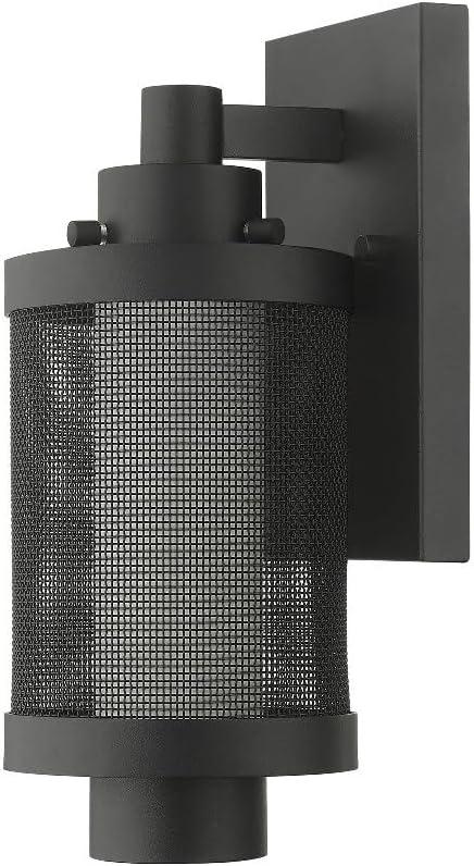 Livex Lighting Nottingham 1 - Light Wall Light in  Textured Black