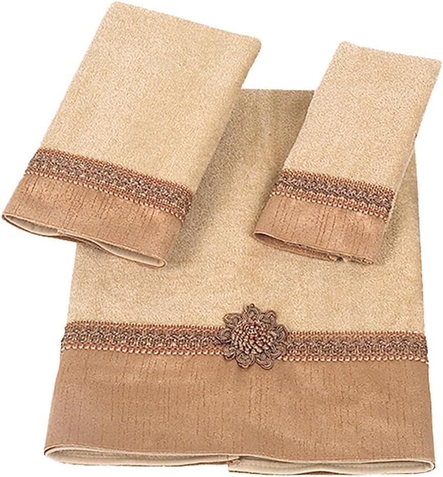 Avanti Linens Braided Cuff Rattan Fingertip Towel