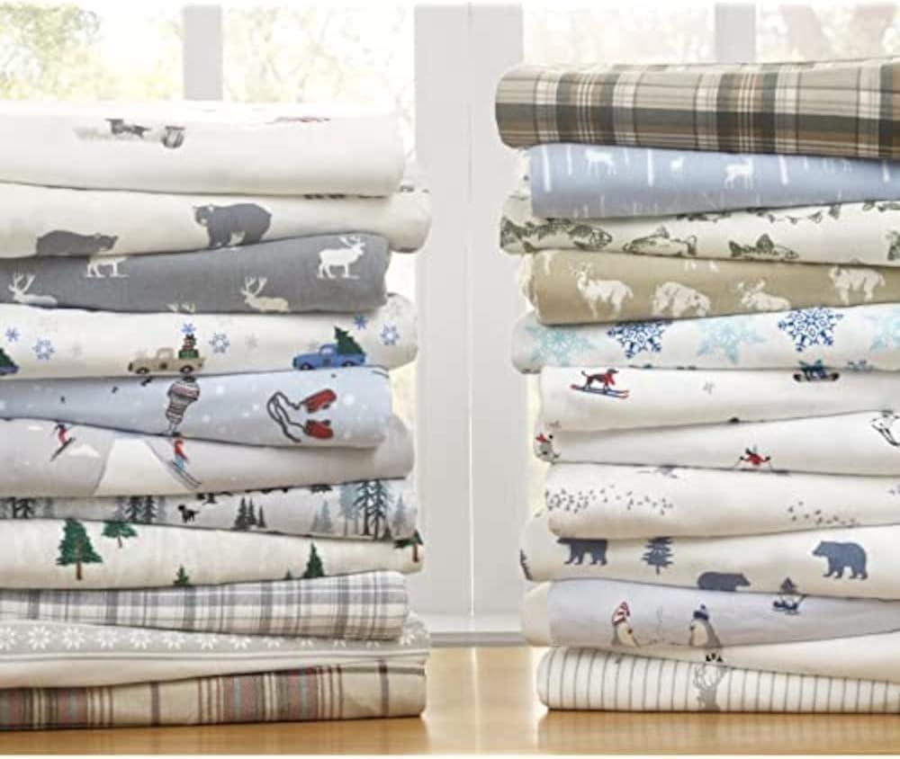 Eddie Bauer Cozy Cotton Flannel Sheet Sets