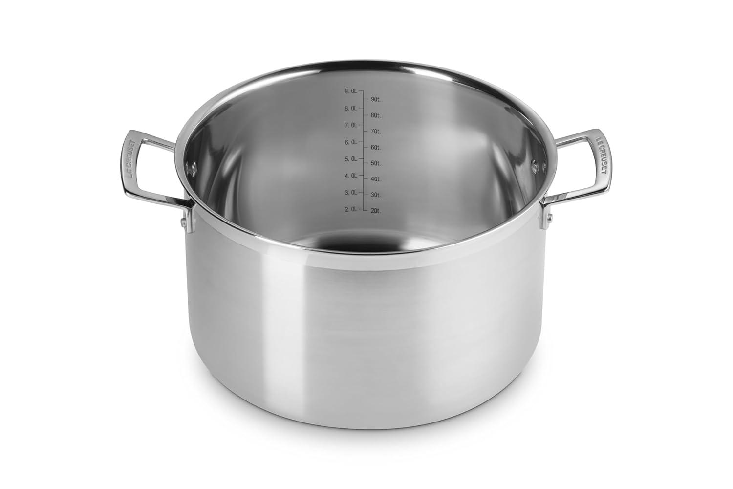 Le Creuset ® Classic Stainless Steel 10-Qt. Stockpot with Lid