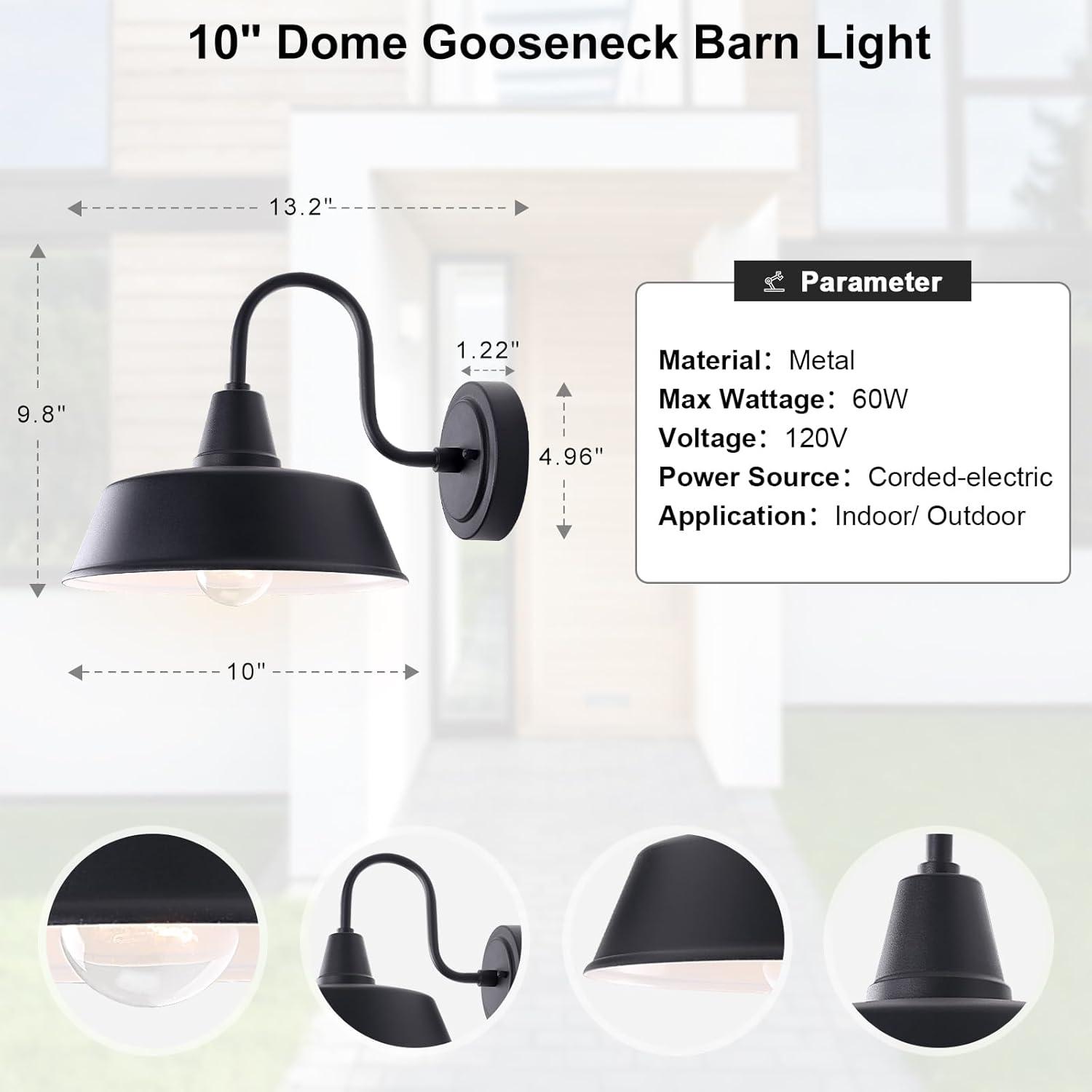 Blakeston Single Light Bell Outdoor Aluminum Wall Light