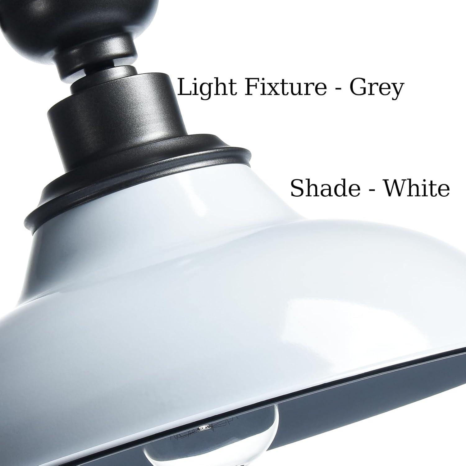 Modern Yellow Semi Flush Mount Light Barn Style Ceiling Light Fixture