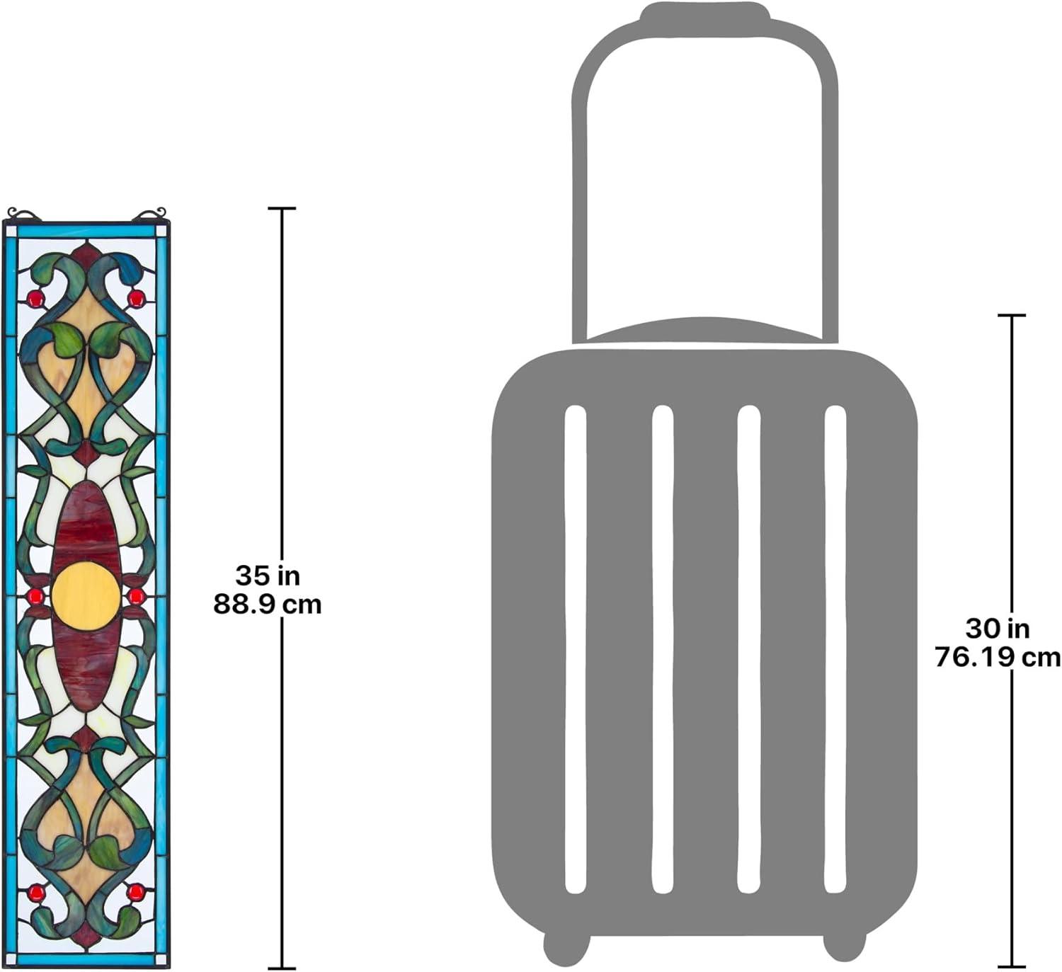 Design Toscano Westbourne Place Tiffany-Style Stained Glass Window