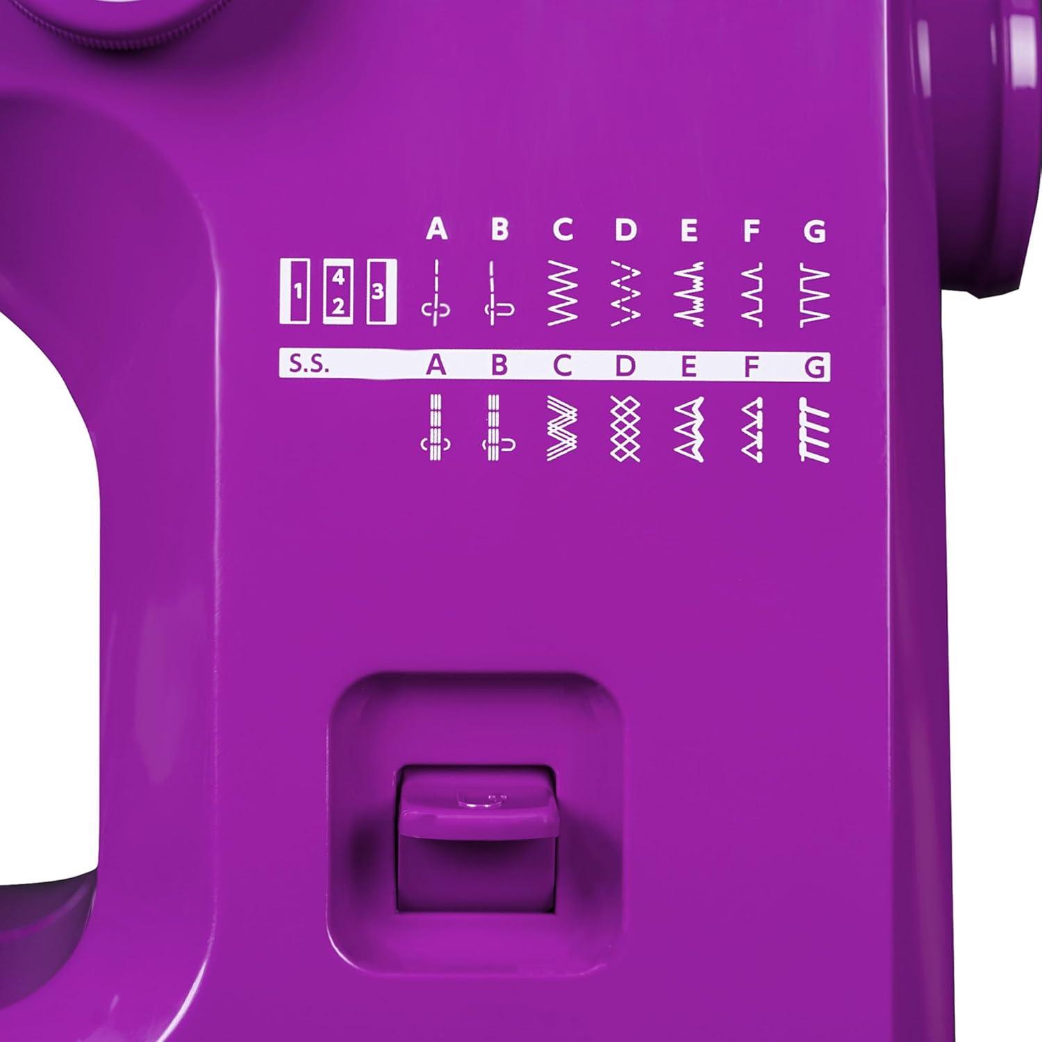 Purple Majesty 12" Easy-to-Use Sewing Machine