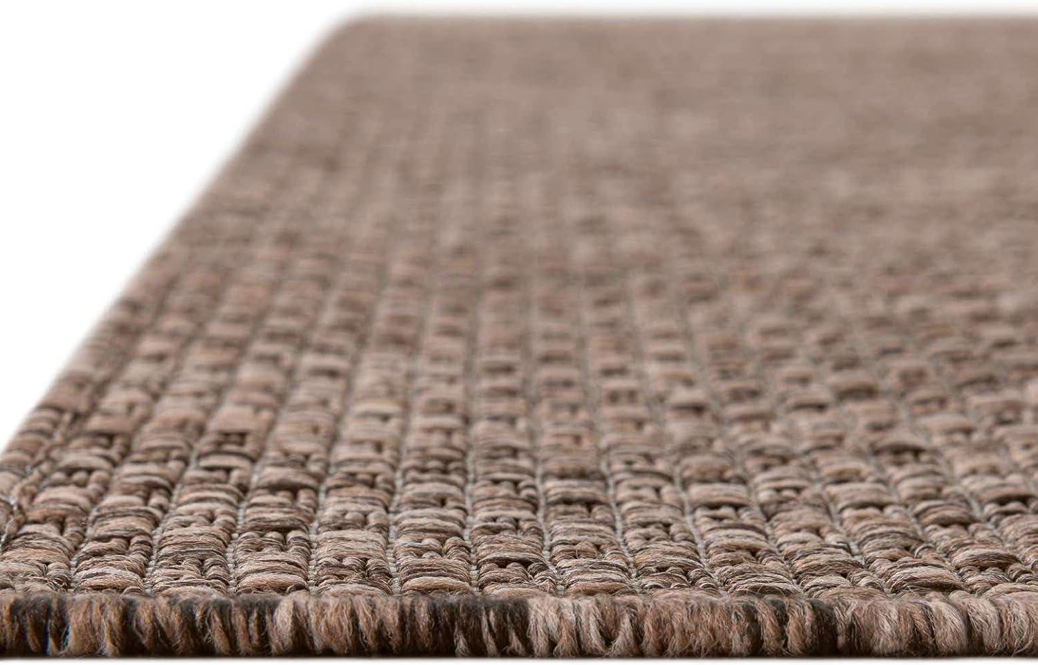 Unique Loom Outdoor Solid Solid Woven Area Rug