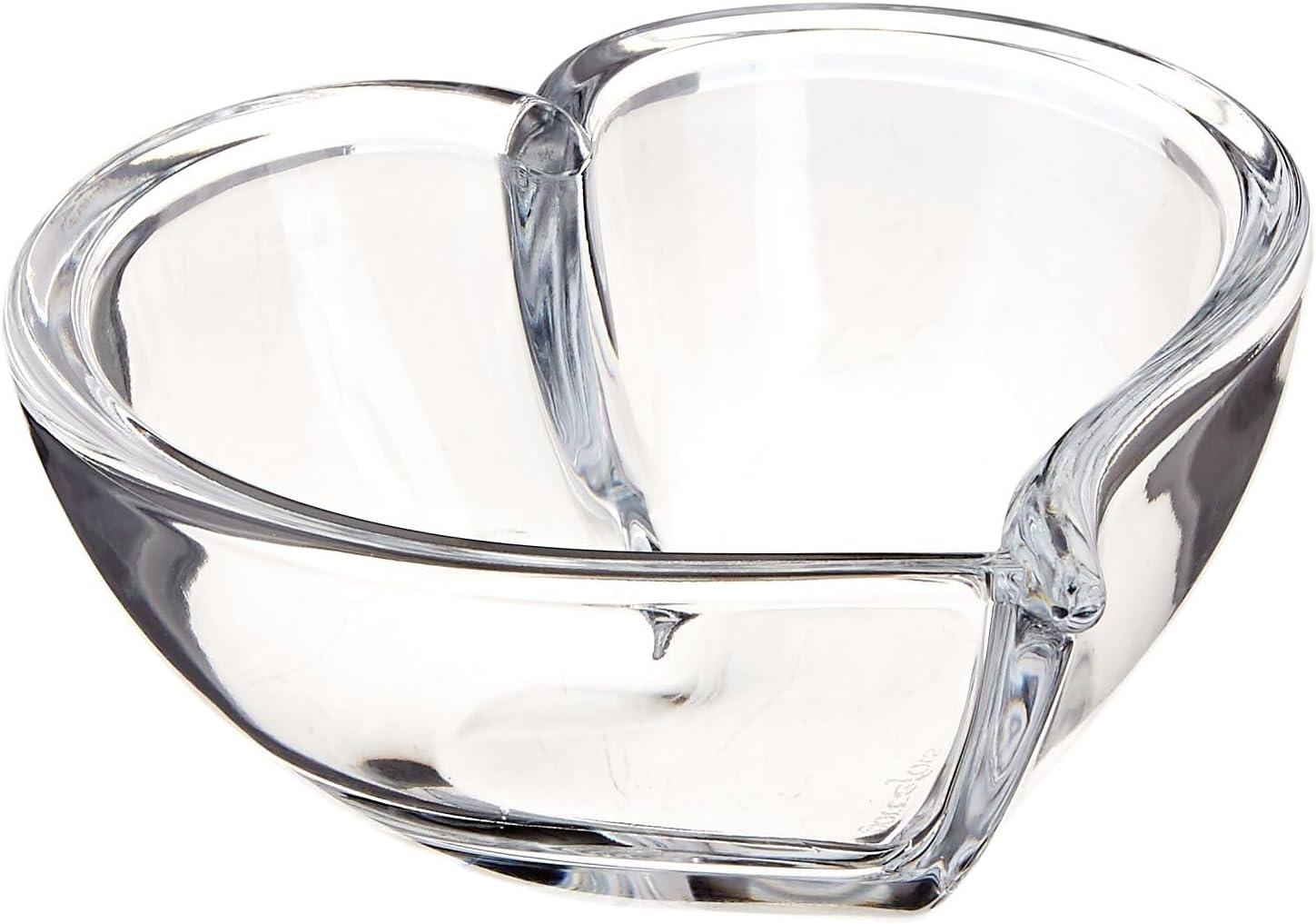 Heart 2.2'' H Crystal Tabletop Votive Holder with Candle Included