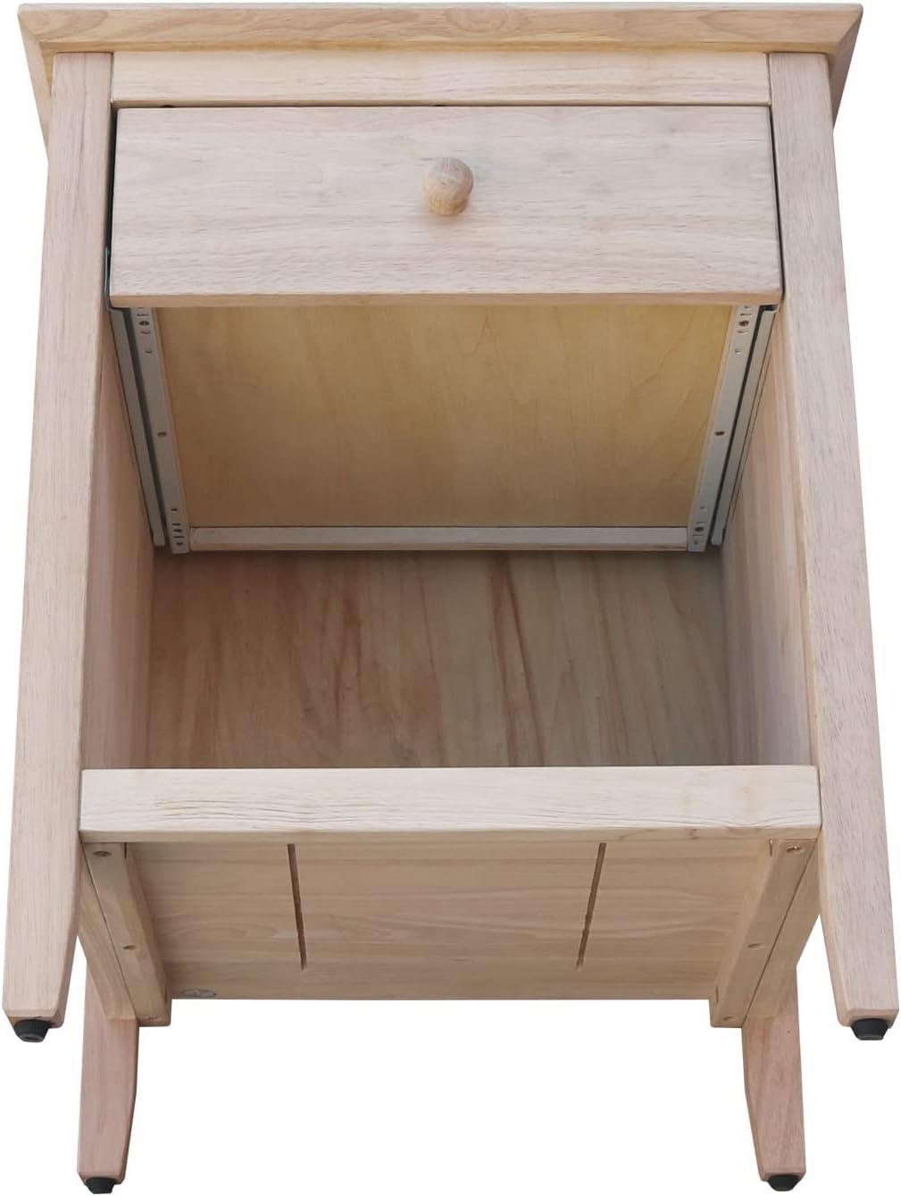 19.5" Nightstand Unfinished - International Concepts