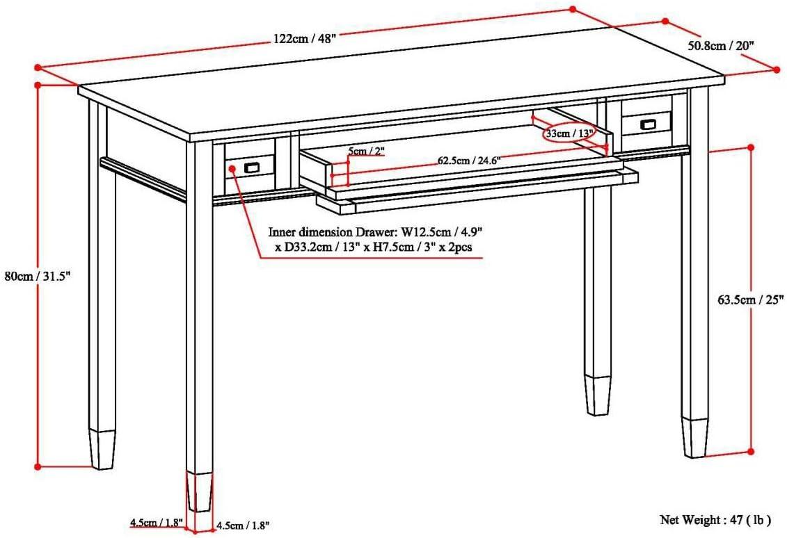 Agrippino Solid Wood Desk