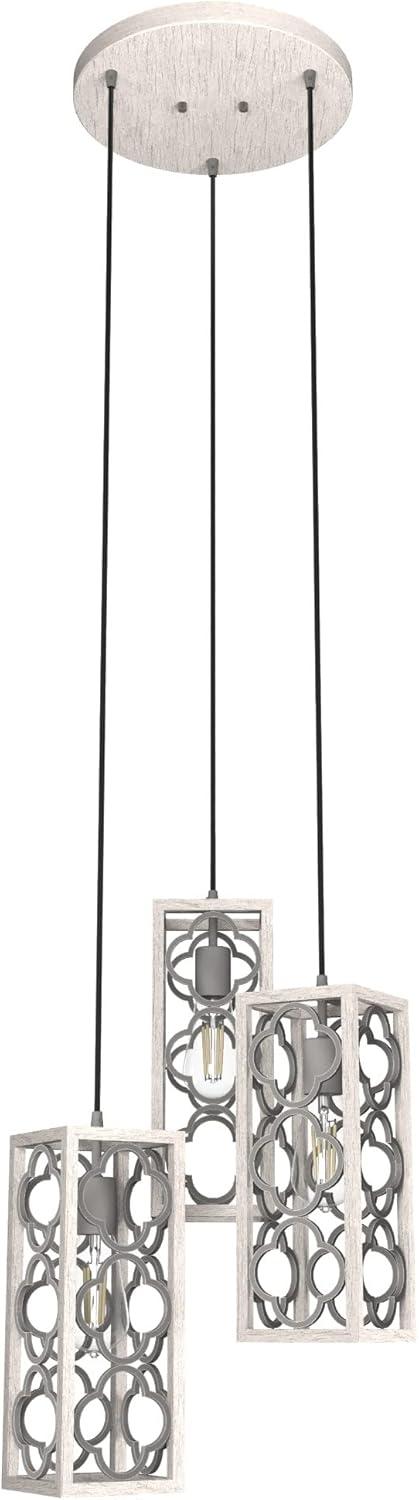 Gablecrest 3 Light Rectangle Cluster Pendant