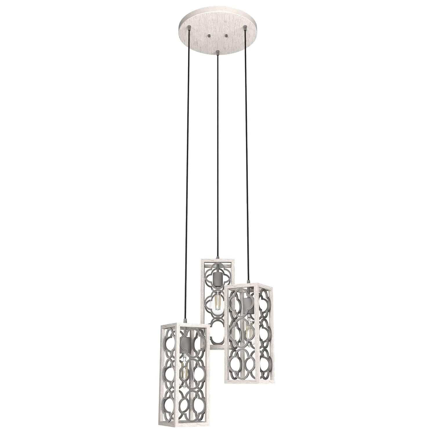 Gablecrest 3 Light Rectangle Cluster Pendant