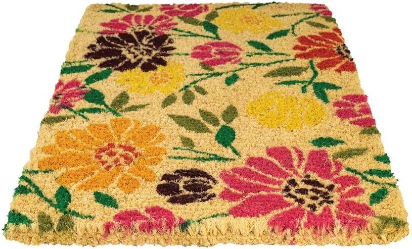 No Trax Spring Daisies Coir Door Mat