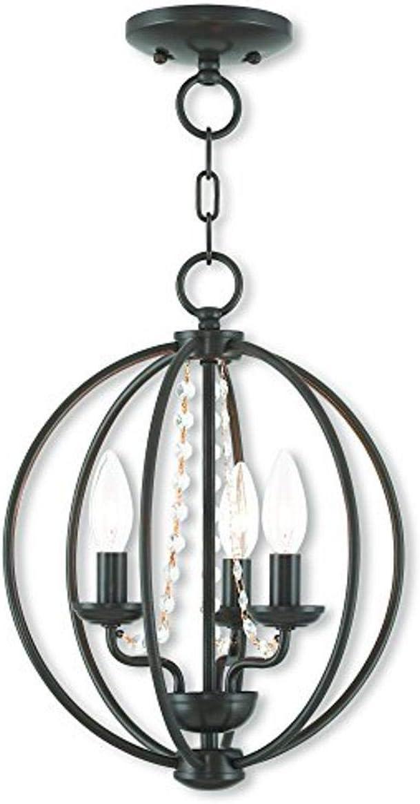 Livex Lighting Arabella 3 - Light Chandelier in  English Bronze