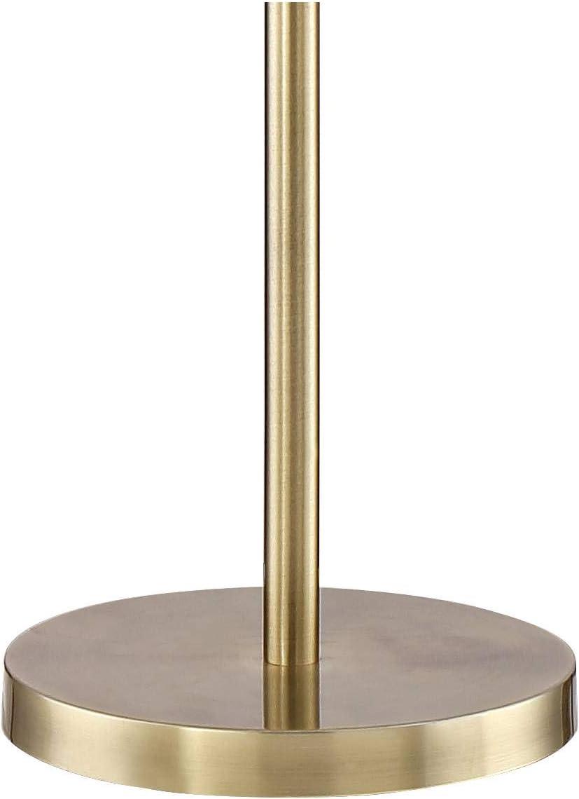 360 Lighting Aaron Mid Century Modern Tree Floor Lamp 64" Tall Aged Brass 3 Light Adjustable Dome Shade for Living Room Reading Bedroom Office House