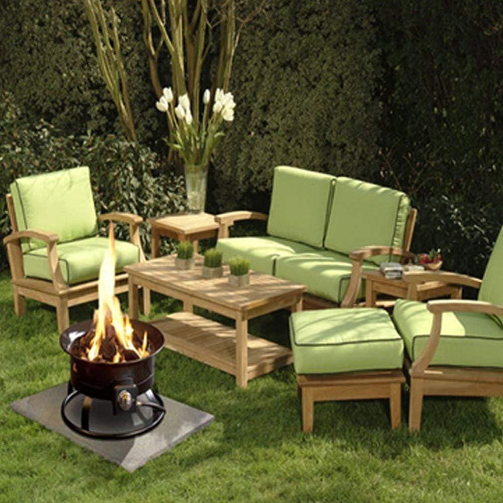 Heininger 5995 58,000 BTU Portable Propane Outdoor Fire Pit