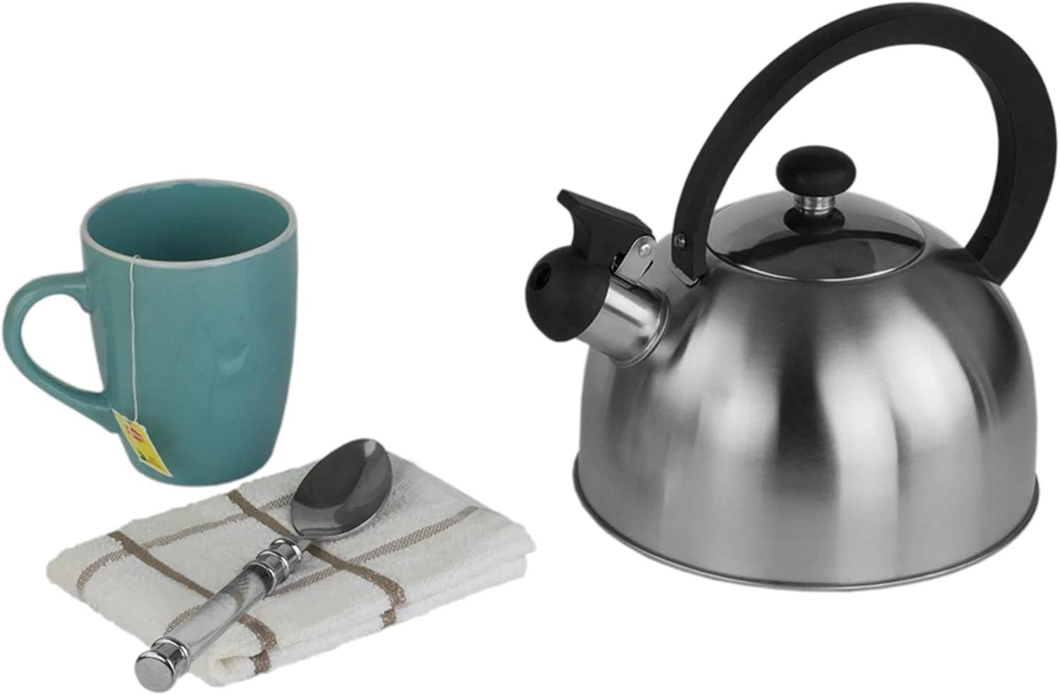 Springberry 2.25 Qt Stainless Steel Whistling Tea Kettle