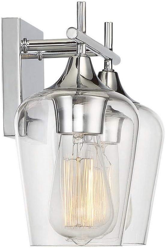 Savoy House Octave 2 - Light Vanity in Polished Chrome