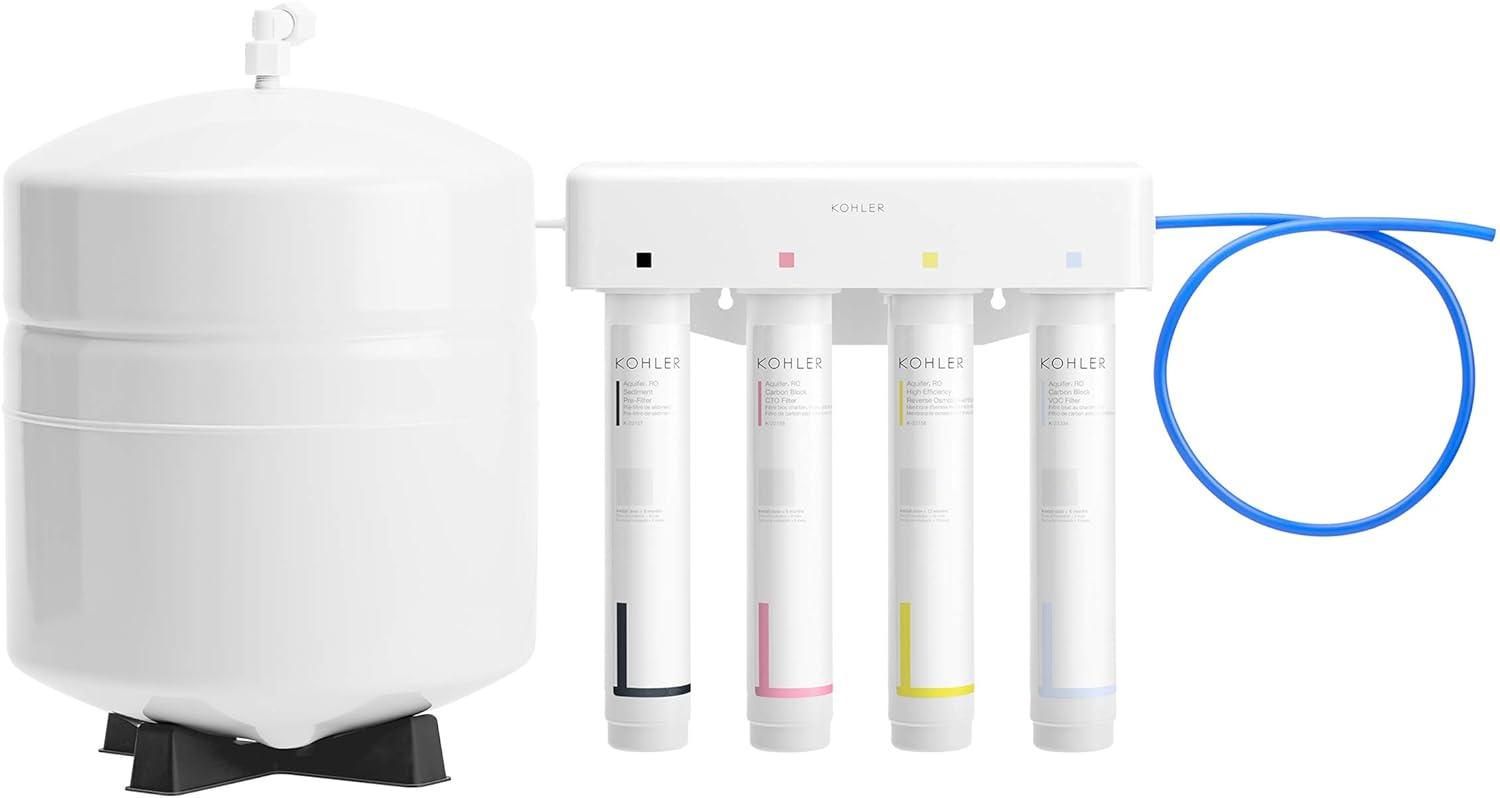 Kohler K-22155-NA Aquifer Reverse Osmosis (RO) Water Filtration System