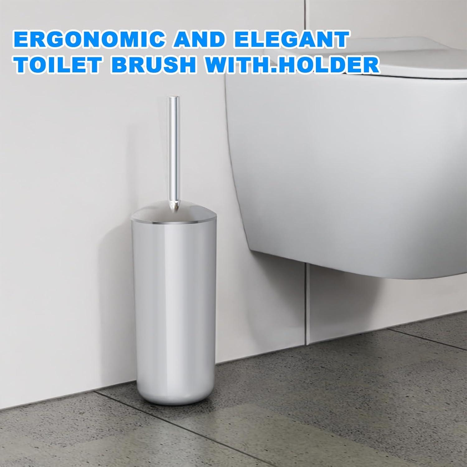 Bath Bliss Bath Bliss Plastic Toilet Brush And Holder