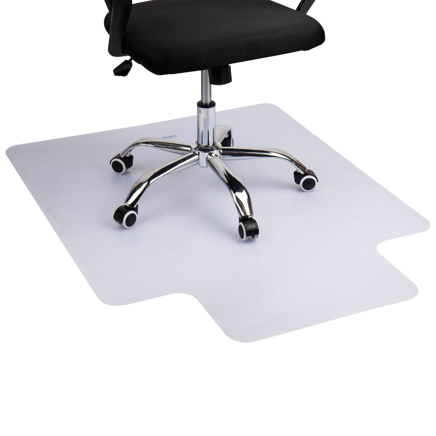 Mind Reader Mind Reader Office Chair Mat for Carpet, Under Desk Protector, Carpet Grips, Rolling, PVC, 47.5"L x 35.5"W x 0.125"H