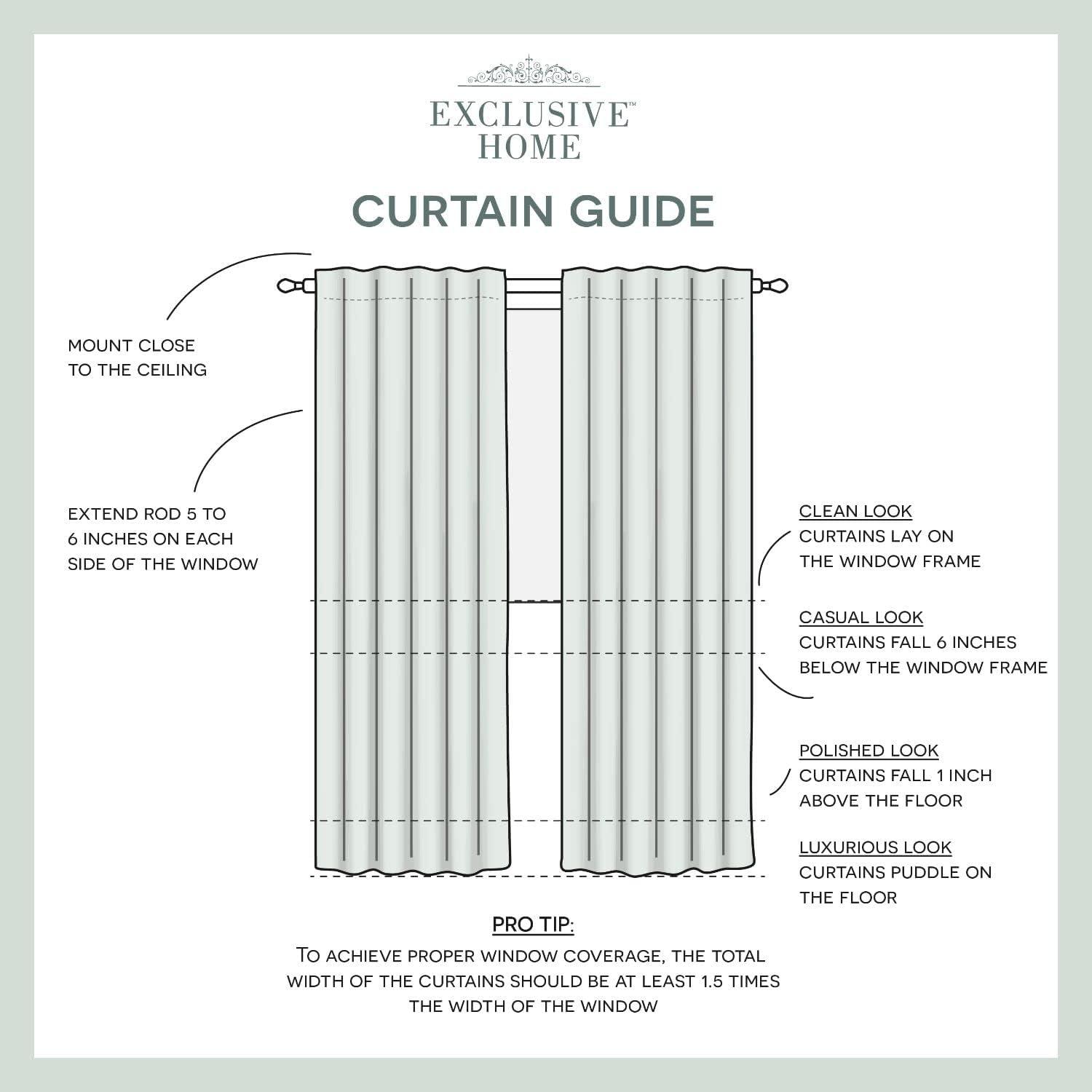 Belgian HT Synthetic Sheer Curtain Pair