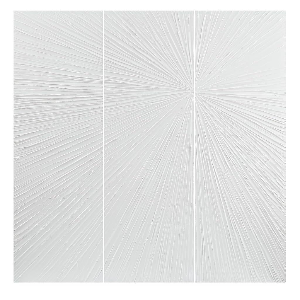Madison Park Signature Sunburst 3-Piece Hand-Painted Resin Wall Art