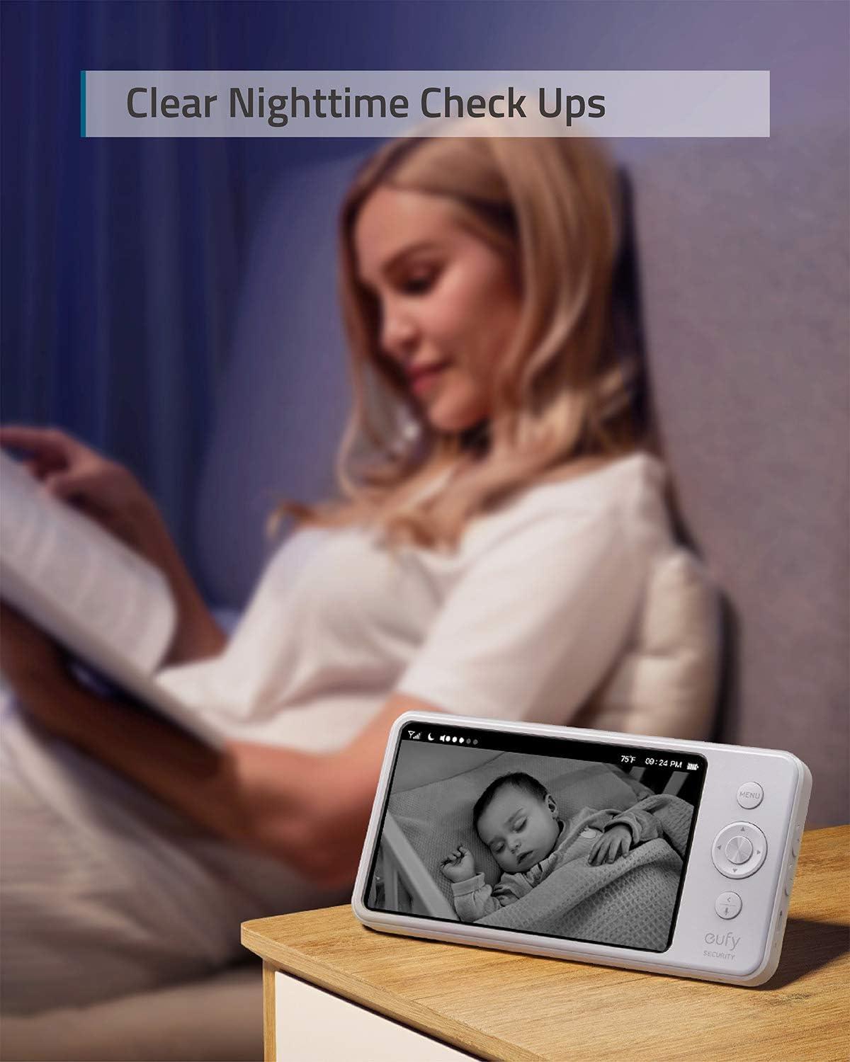 eufy Spaceview Pro Baby Monitor and Camera, 5-inch and 720p LCD Display, E83121D1
