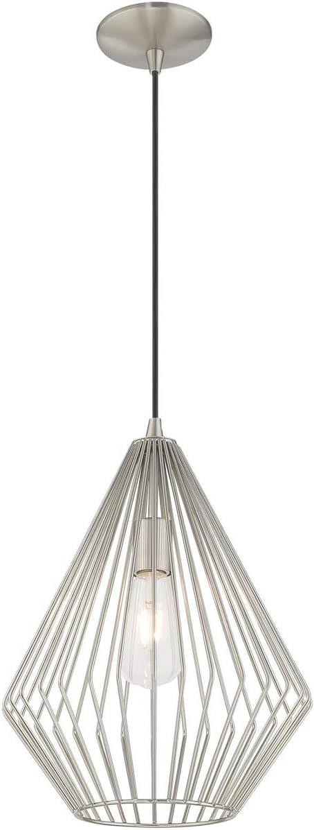 Livex Lighting Linz 1 - Light Pendant in  Brushed Nickel