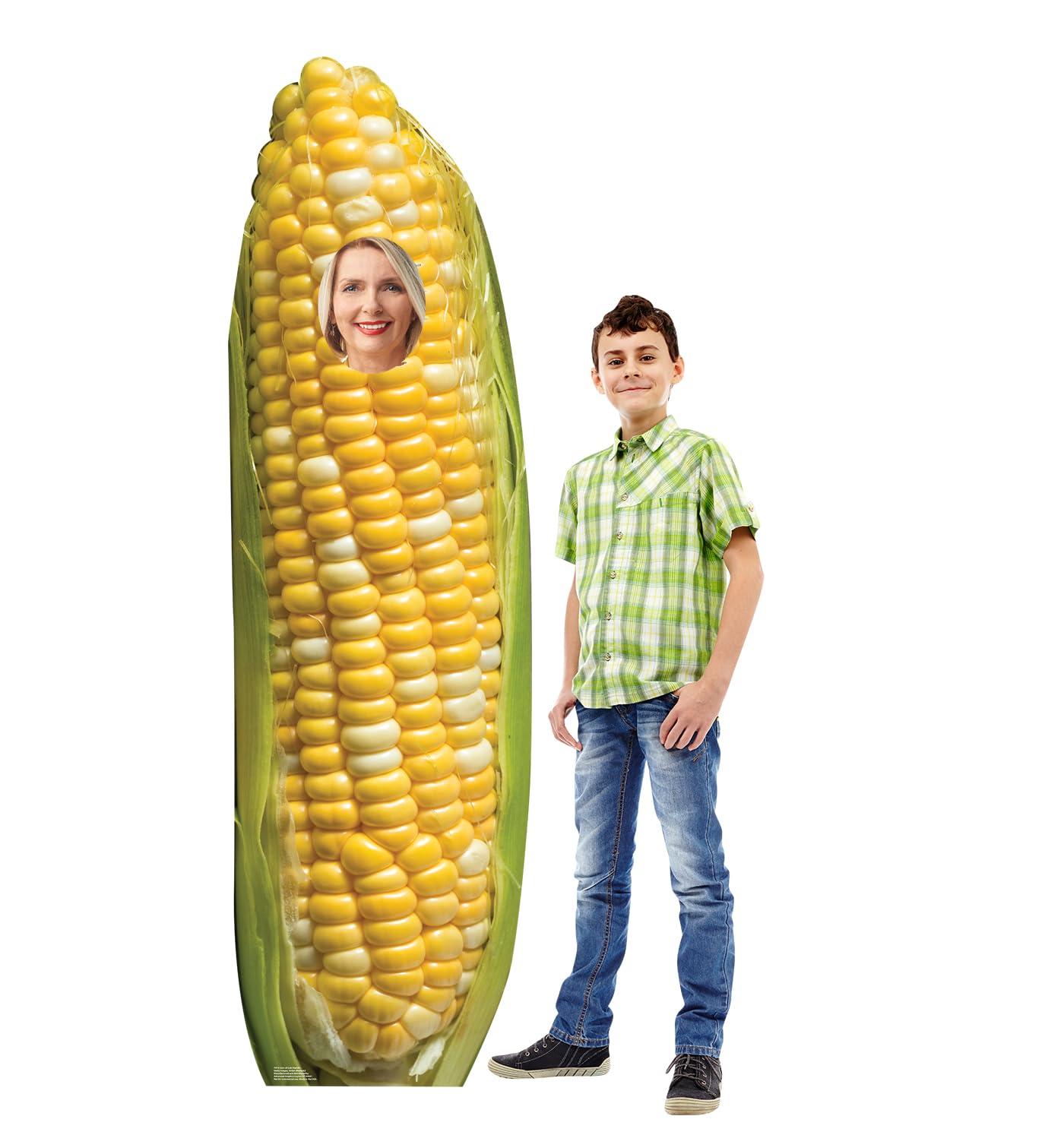 Cardboard People Corn on The Cob Stand-in Life Size Cardboard Cutout Standup