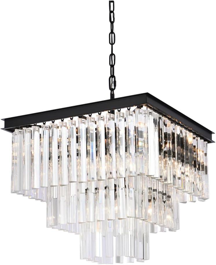 Dahlonega 13 - Light Crystal Dimmable Tiered Chandelier