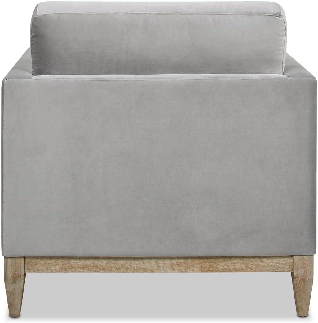 Jennifer Taylor Home Knox 36" Modern Farmhouse Arm Chair Opal Grey