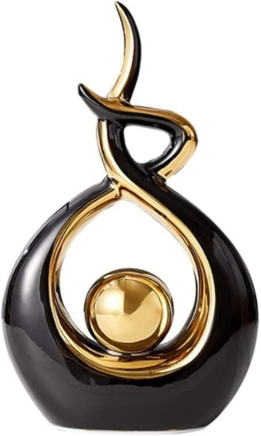 Home Decor Modern Abstract Art Ceramic Statue Table Decorations for Dining Room Living Room Office Centerpiece
