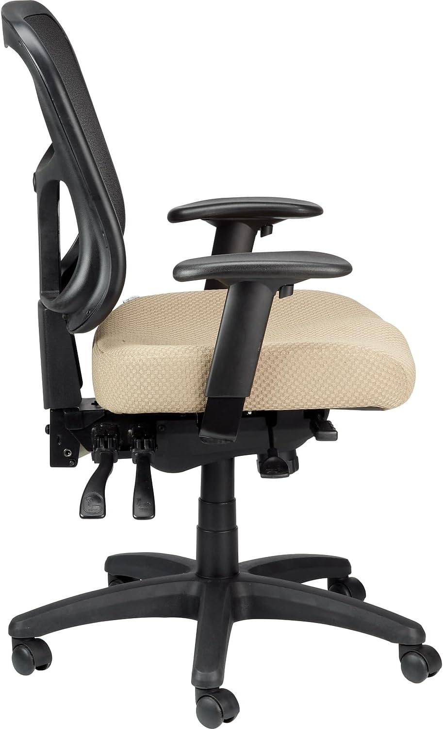 Tempur-Pedic TP8000 Ergonomic Mesh Mid-Back Task Chair Beige TP8000-BEIGE