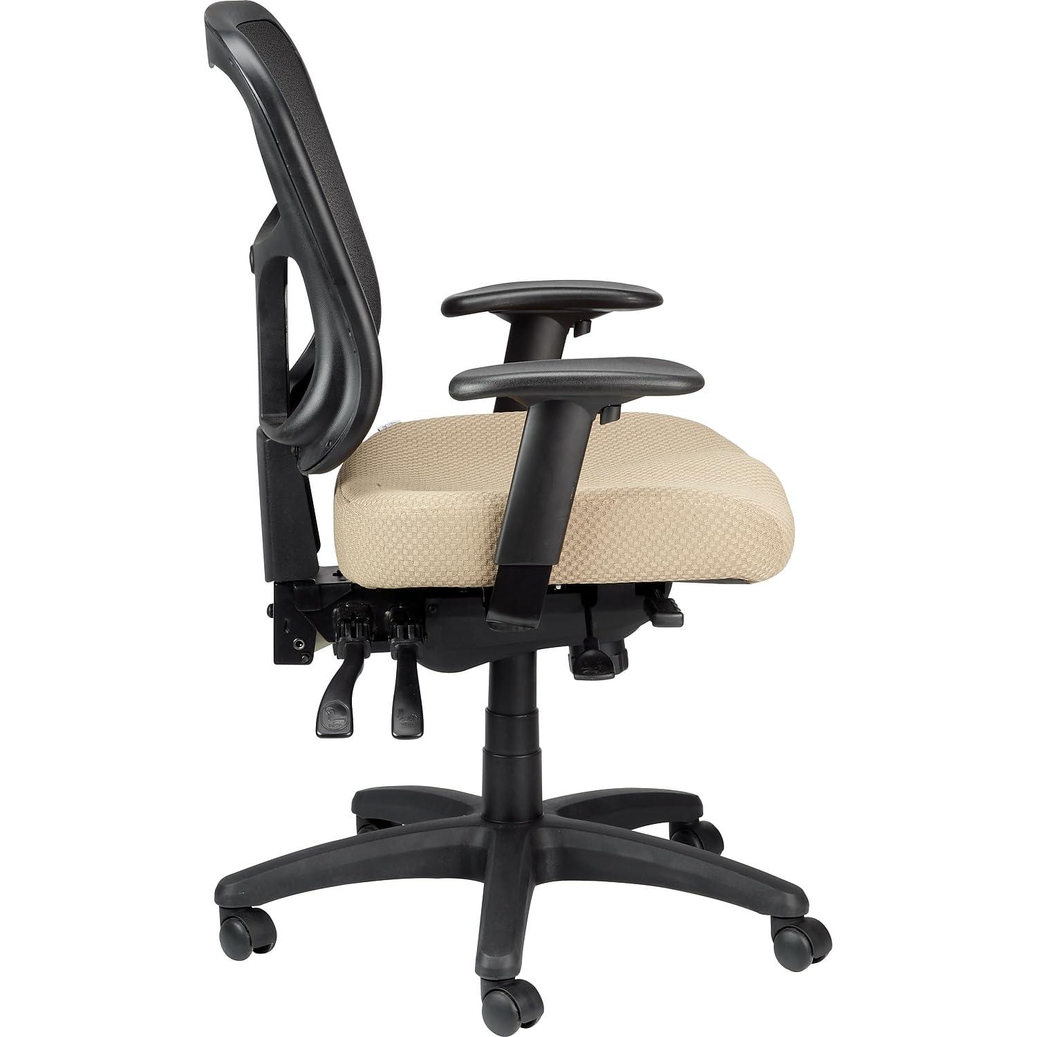 Tempur-Pedic TP8000 Ergonomic Mesh Mid-Back Task Chair Beige TP8000-BEIGE