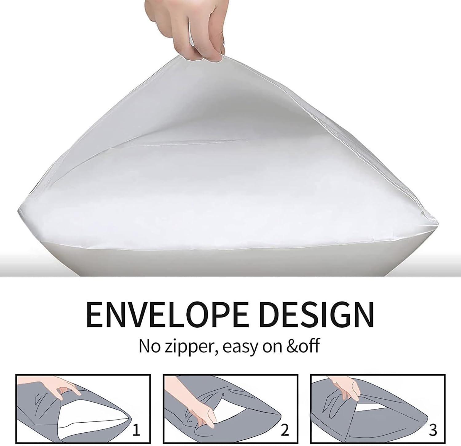 Bare Home Microfiber Pillowcase Set Envelope Closure